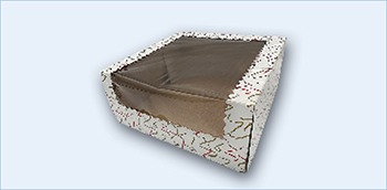 JJM 4 corner glued cake boxes